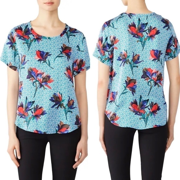 Equipment Floral Hana Top - Picture 1 of 8